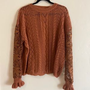 Rust colored sweater